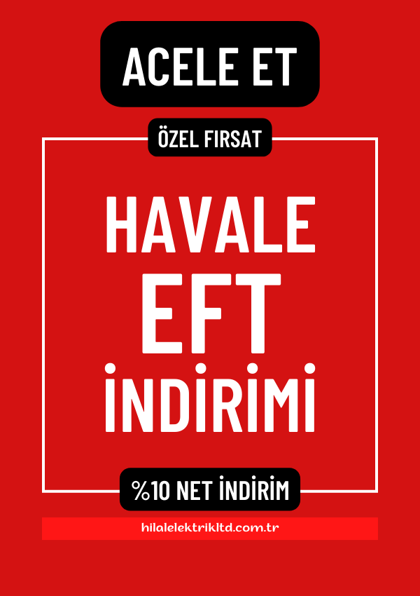 Havale Eft İndirimi